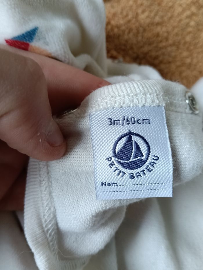 Pyjama chaud petit bateau 3 mois - photo numéro 2