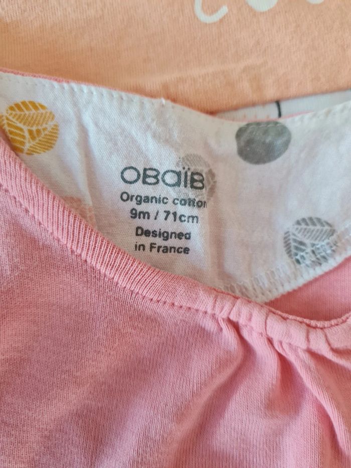 Lot de 4 combinaisons taille 9 mois - photo numéro 6