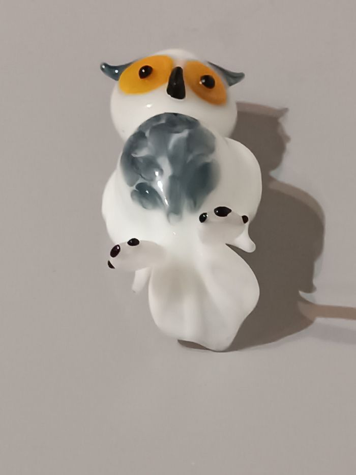 Chouette verre opalin - photo numéro 9