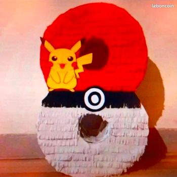 Pinatas enfants XL anniversaire pokemon 8ans