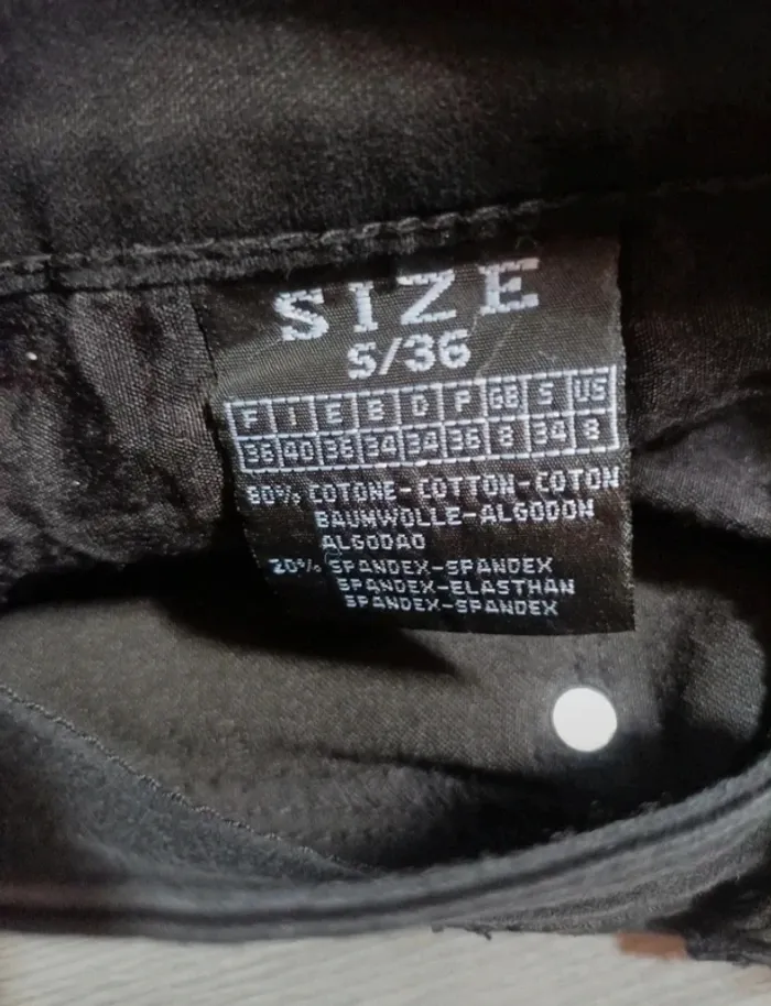 Pantalon droit enduit taille 36 - photo numéro 4