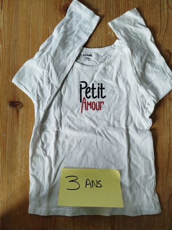 Haut manches longues 3 ans 