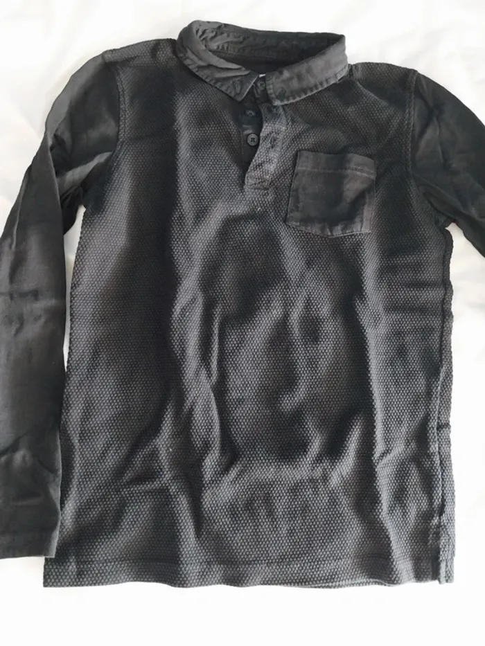 Polo noir T10A - photo numéro 2