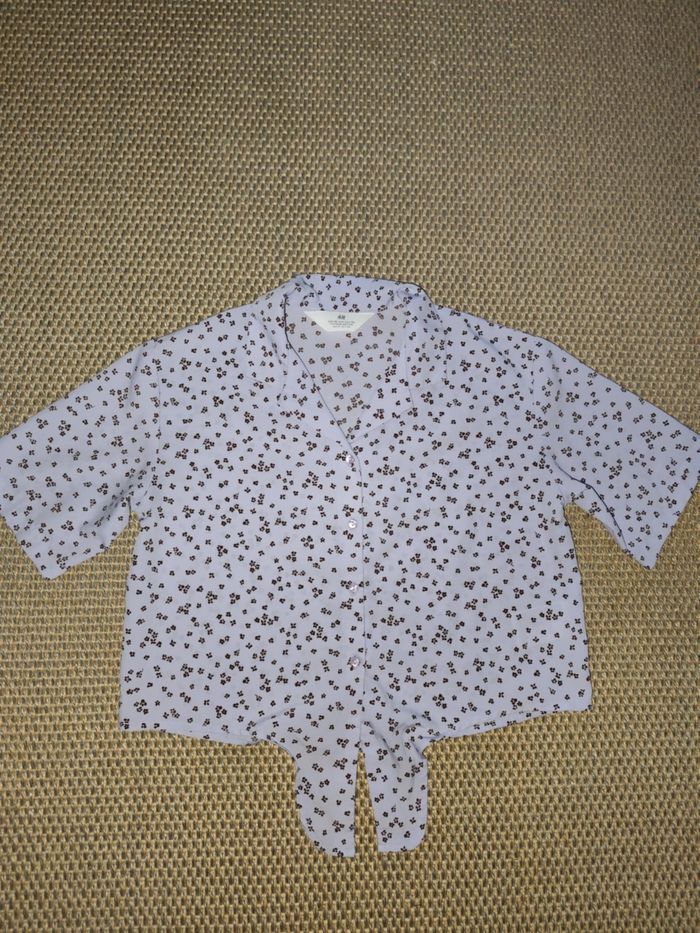 Chemisier fille H&M , 9/10 ans , très bon état - photo numéro 1
