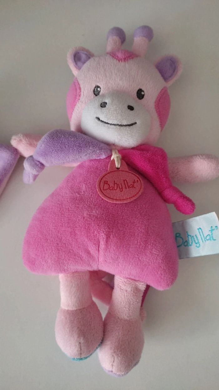 Doudou girafe Baby nat