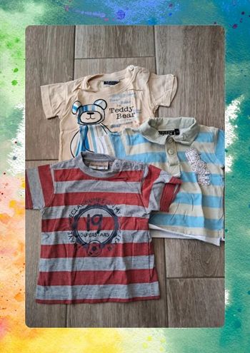 Tshirt 12 mois lot