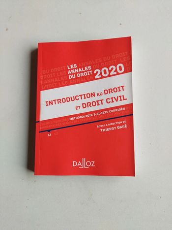 Annales de droit 2020