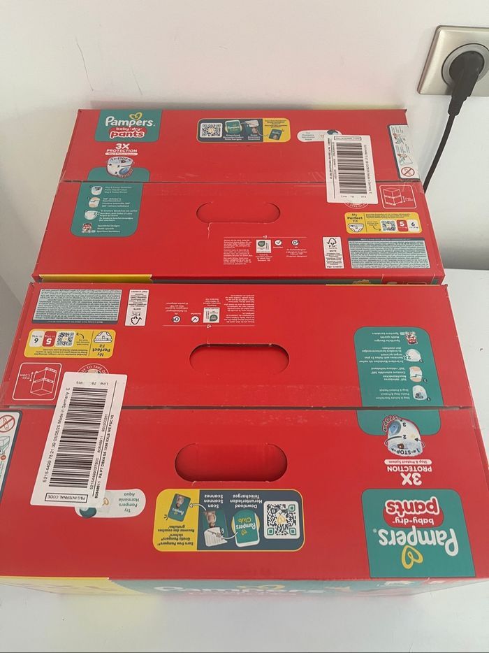 Couches Pampers baby dry pants taille 5 - photo numéro 2