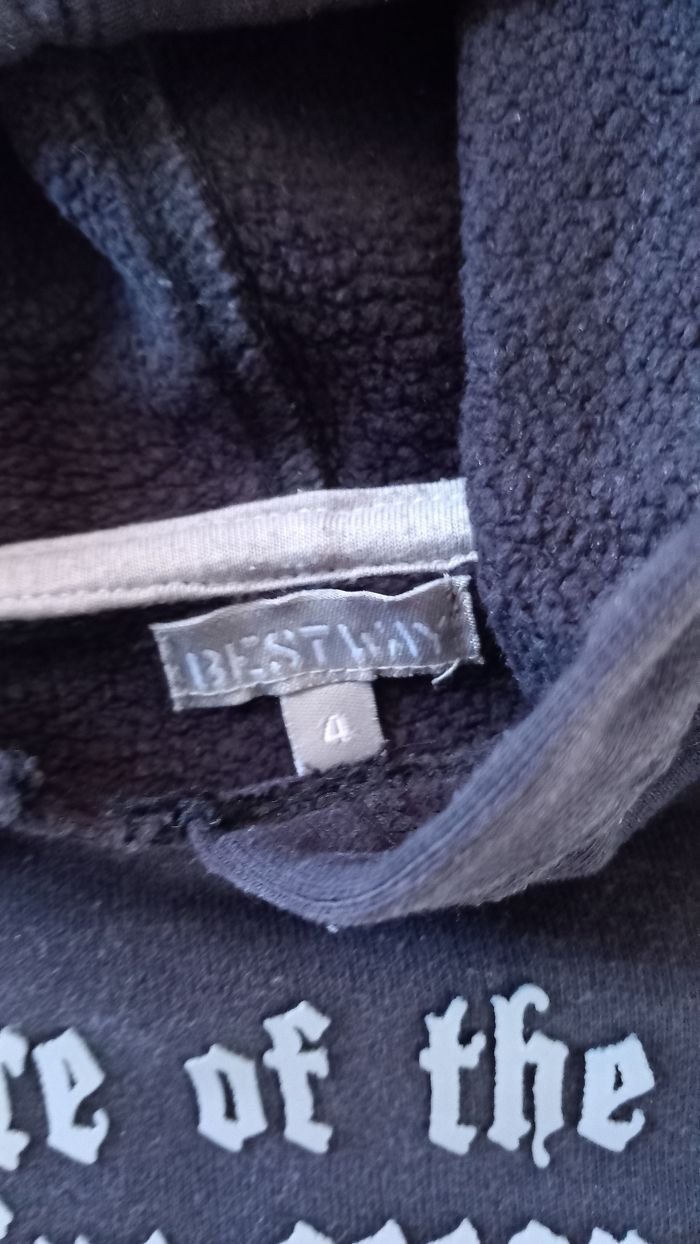 Lot 2 sweats capuche 5 ans - photo numéro 2