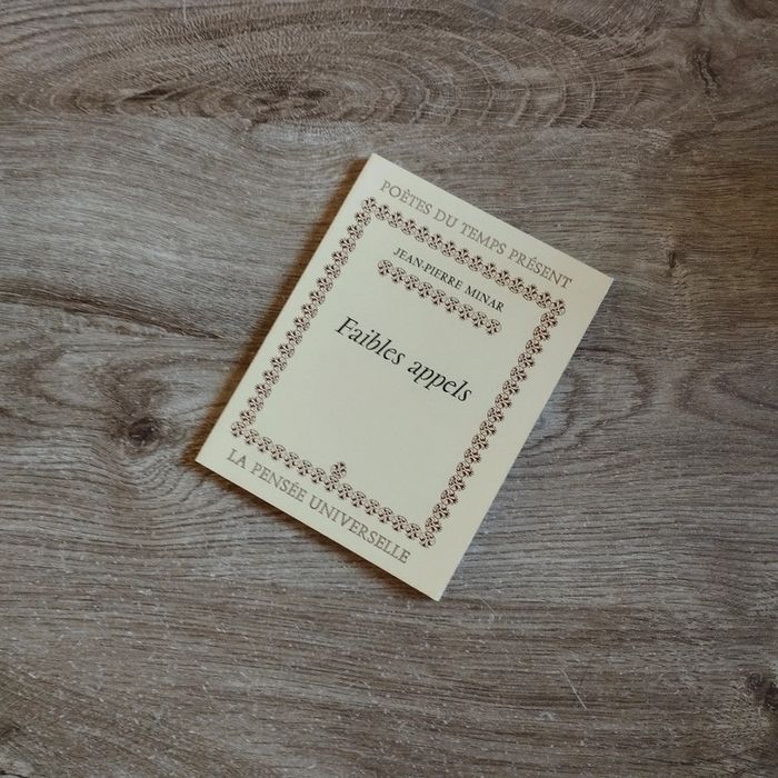 📚 Faible appels la pensée universelle Jean-Pierre Minar #emyfleury_livres