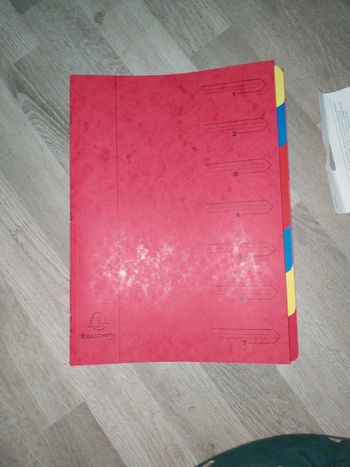 Pochette exacompta 7 intercalaires