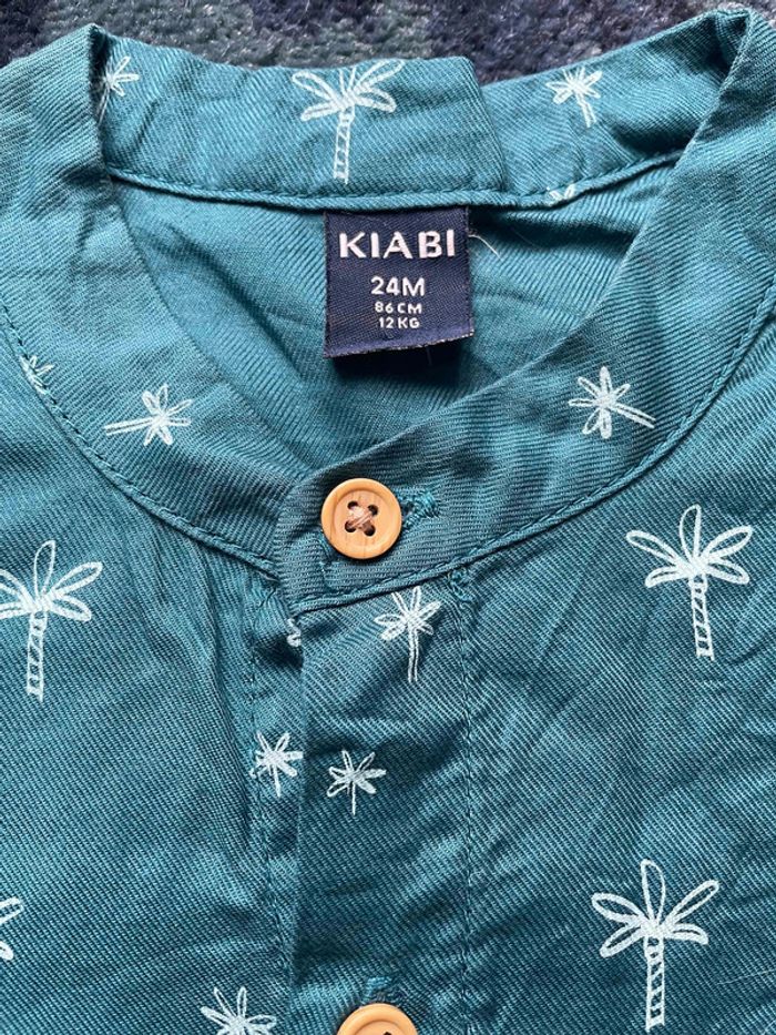 Chemise légère col mao manches courtes - photo numéro 4