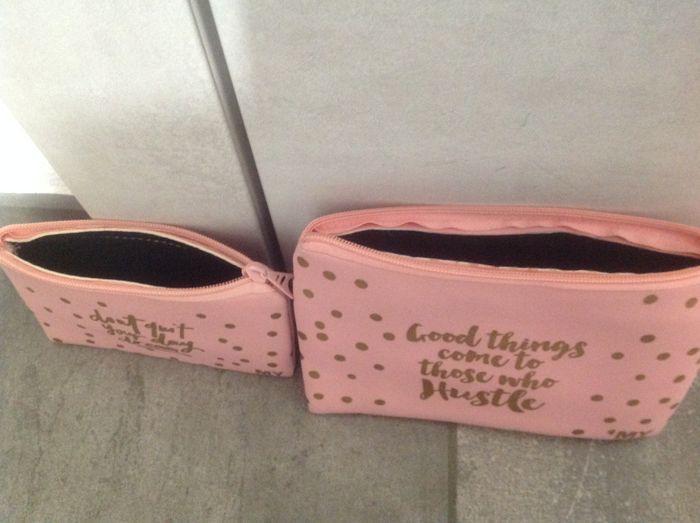 Lot de 2 pochettes rose poudré My Tagalongs - photo numéro 6