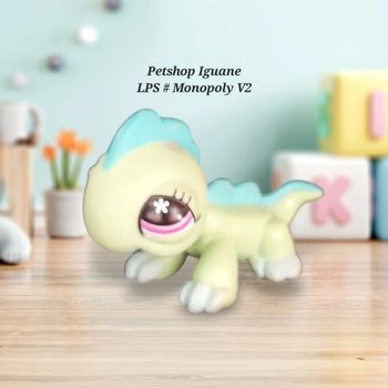 Little Petshop Iguane LPS # Monopoly V2 Hasbro