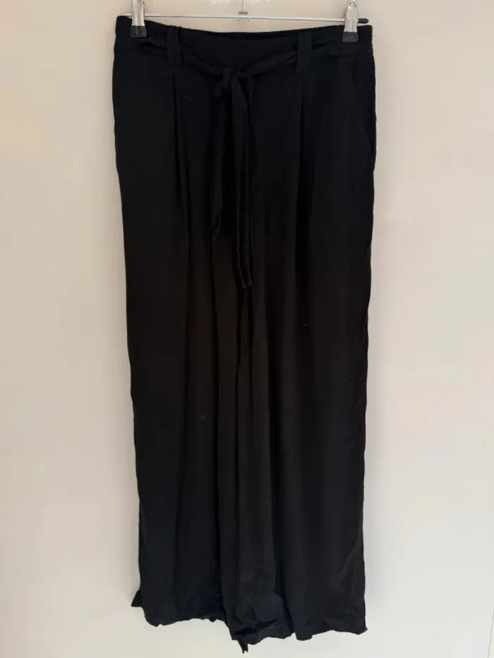 Pantalon fluide noir Promod