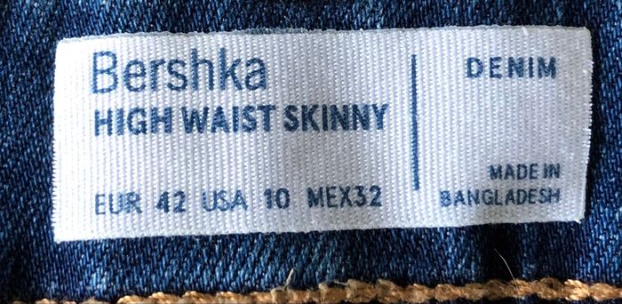 Jeans High Waist Skinny T42 - Bershka - photo numéro 4
