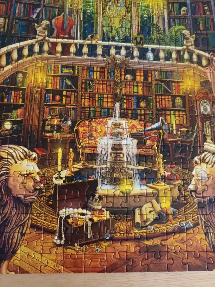 Educa puzzle 500 pièces bibliothèque énigmatique - photo numéro 9