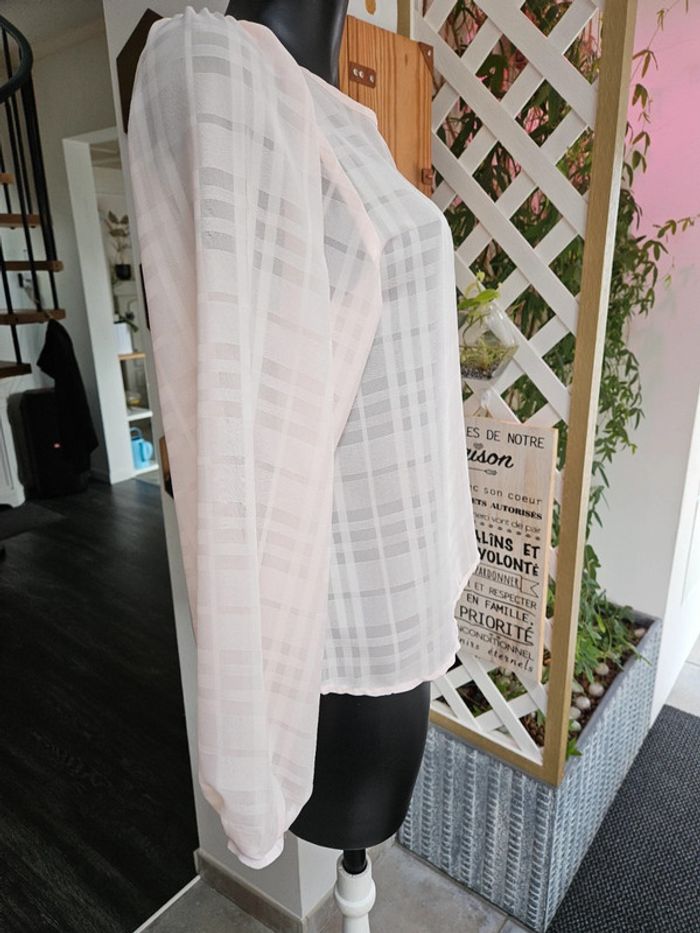 OVS blouse rose pâle style chemisier taille 38 - photo numéro 6