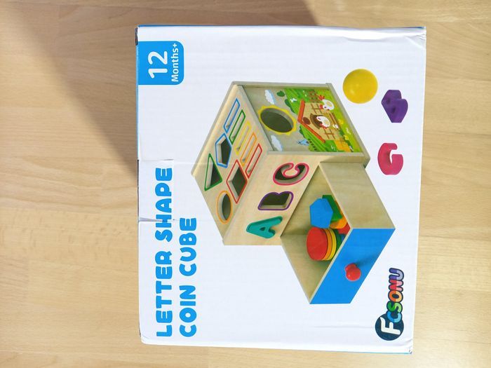 🧵 Cube d'éveil tri de formes - photo numéro 4