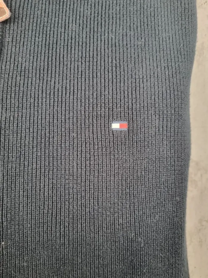 Gilet zippé Tommy Hilfiger noir, S Hommes (mesures en photos) - photo numéro 5