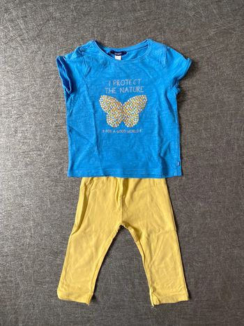 Ensemble tshirt sequins