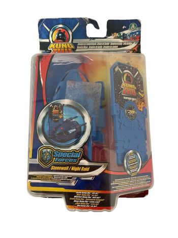 Kung Zhu Ninja Warriors Stonewall / Night Raid armure de combat Giochi Preziosi neuf