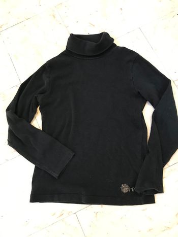 Sous pull noir fillette 8 Ans