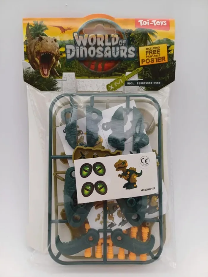 Lot de 4 Kits Dinosaures à Monter – World of Dinosaurs – Neuf - photo numéro 2