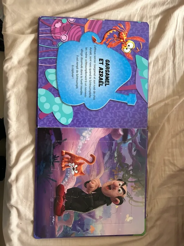 Livre puzzle schtroumpfs - photo numéro 4