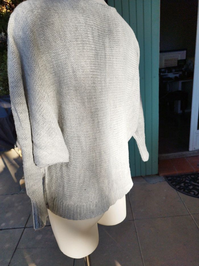 Pull gris et léopard - photo numéro 5