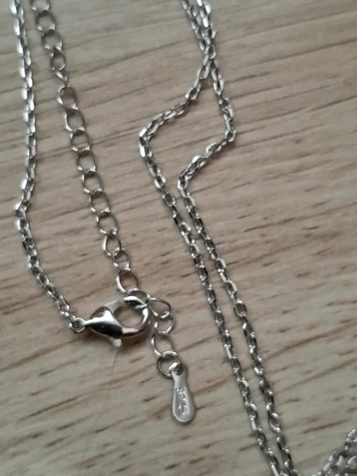 Collier Verveine, Vampire Diaries, Elena Gilbert, chaine en argent 925, argenté - photo numéro 7