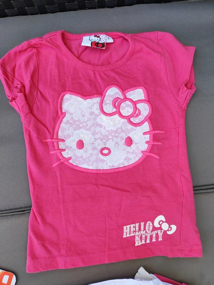 Pantalon Blanc fille neuf et t-shirt - photo numéro 2