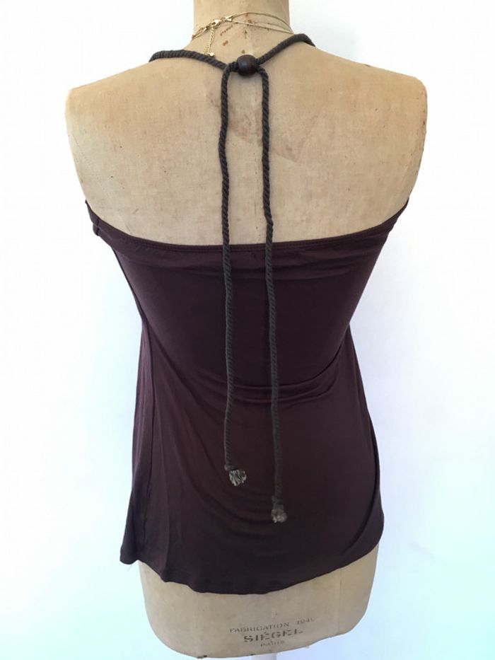 Petit haut dos nu violet - photo numéro 3