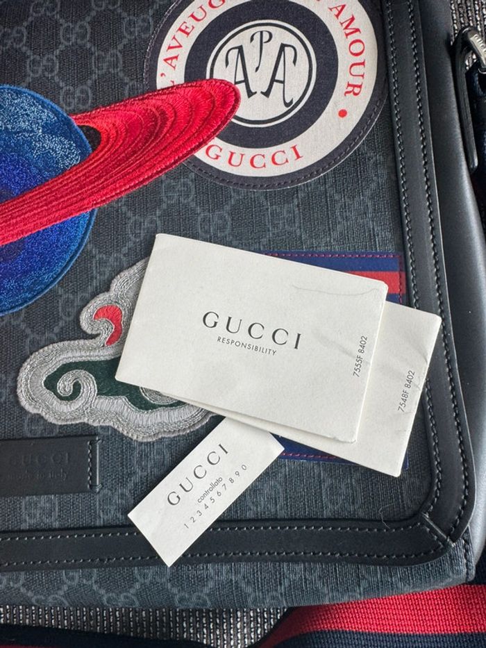 Sac bandoulière Gucci GG Suprême en cuir - photo numéro 11