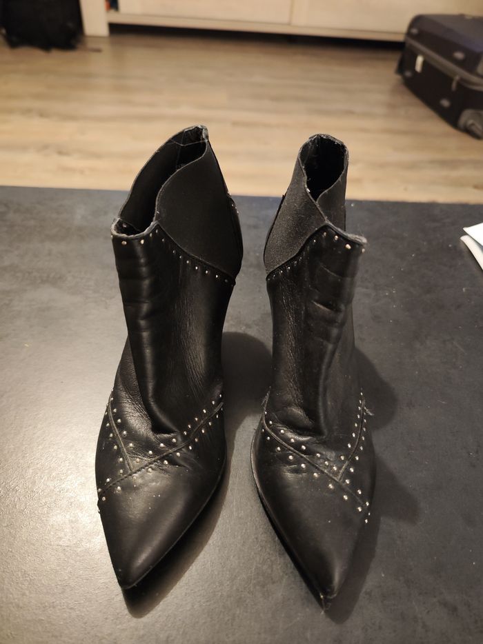 Bottines  cuir san marina - photo numéro 7