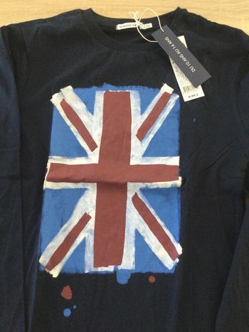 T shirt MC drapeau anglais