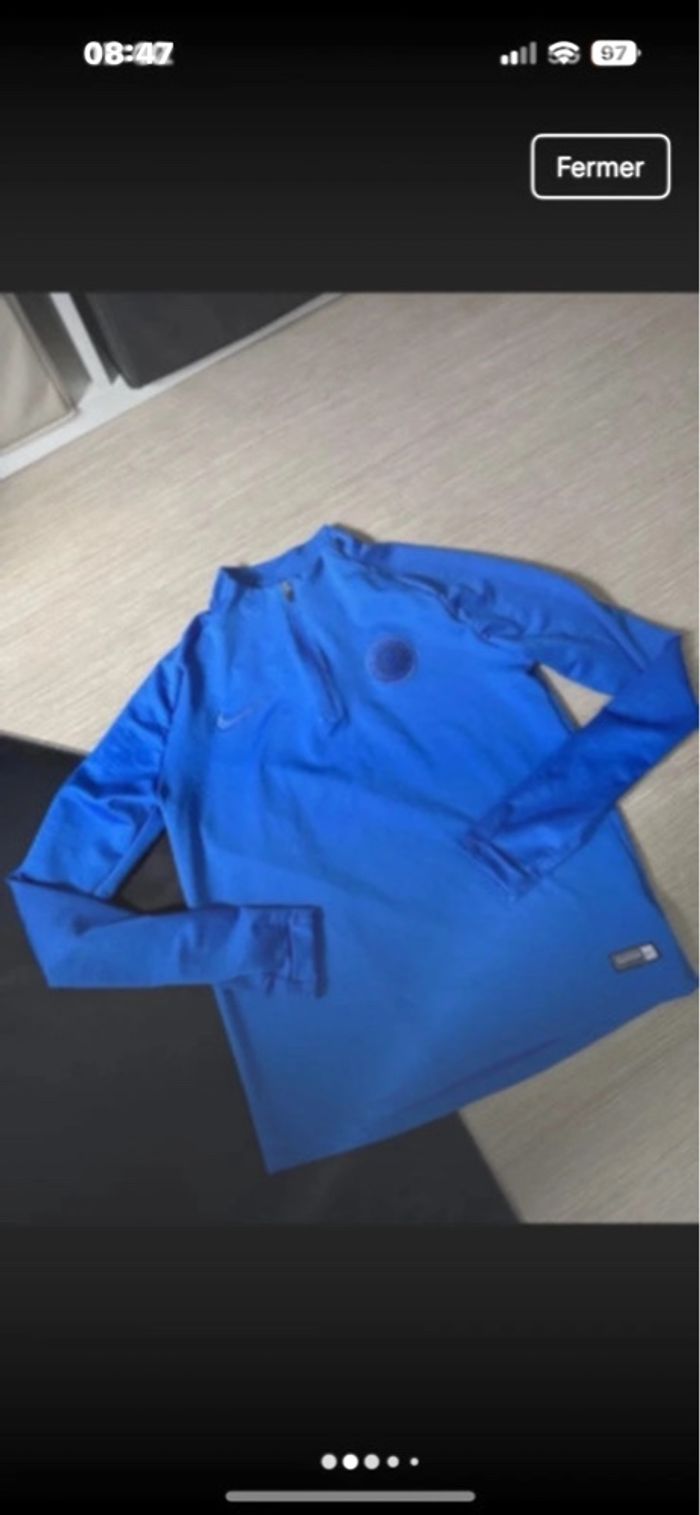 Maillot manches longues foot Nike Chelsea 13/15 ans - photo numéro 3