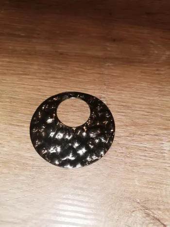 Pendentif en argent martelé 925m