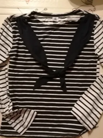 Marinière ado femme petit bateau