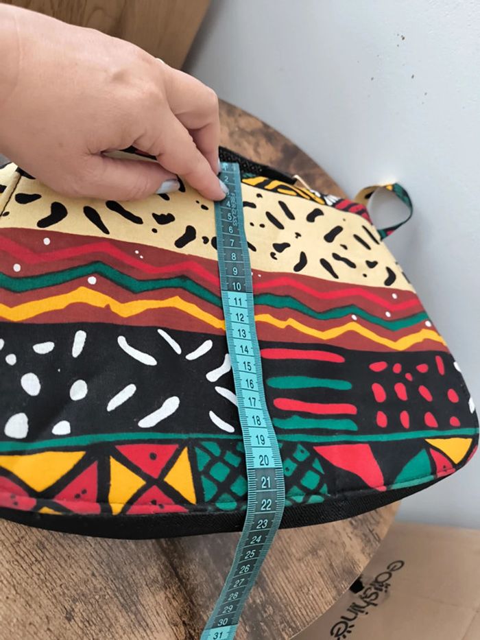 Sac en wax patché neuf - photo numéro 7