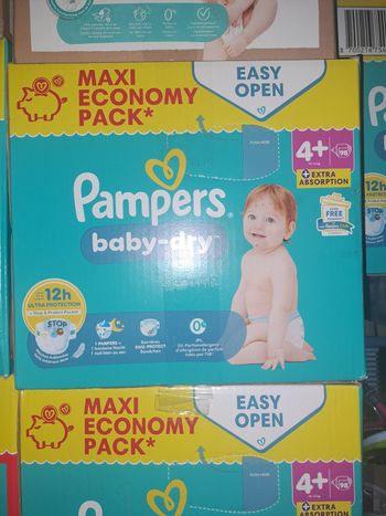 Pampers maxi pack taille 4+