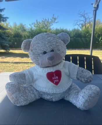 peluche ours « i love you »