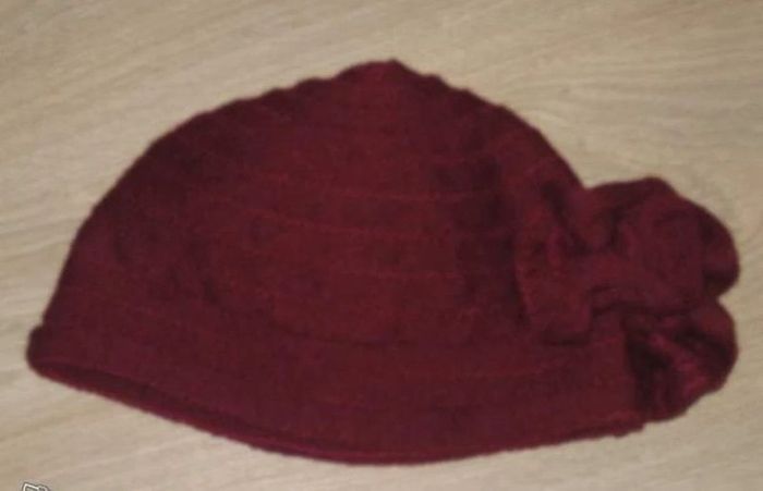 Bonnet rétro Willy's Paris bordeaux - photo numéro 3