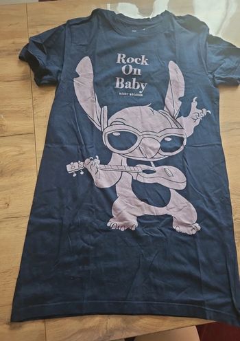 T-shirt long de nuit undiz stitch S neuf
