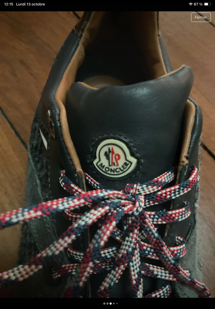chaussures baskets moncler neuf 42 - photo numéro 3