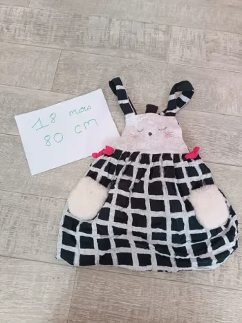 Robe salopette catimini 18 mois 80 cm