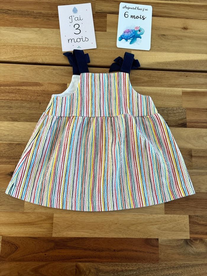 Robe rayures multicolores - photo numéro 5