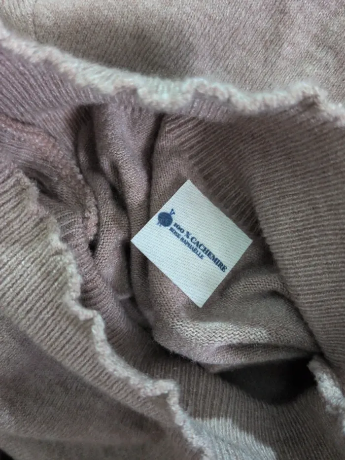 Petit pull léger femme 100% cachemire Rose Raphaëlle - Taille S - photo numéro 4