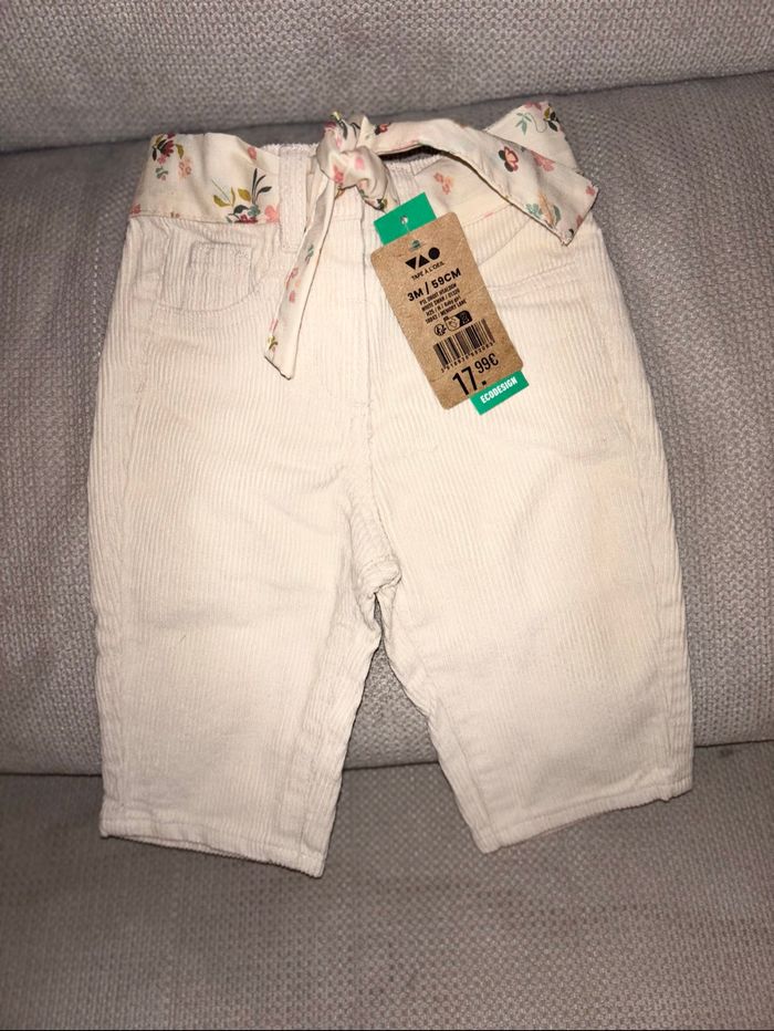 Pantalon velours