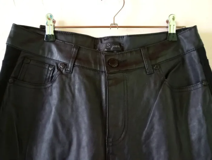 🌸Pantalon bi-matière, BS Jeans, Taille 42 - photo numéro 3